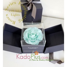 Everlasting Tiffany Blue Rose Box